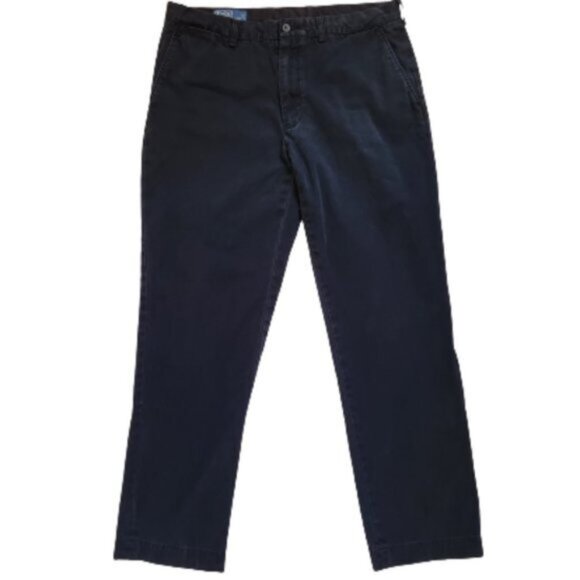 Polo Ralph Lauren "Preston" Black Cotton Pant - Picture 1 of 7